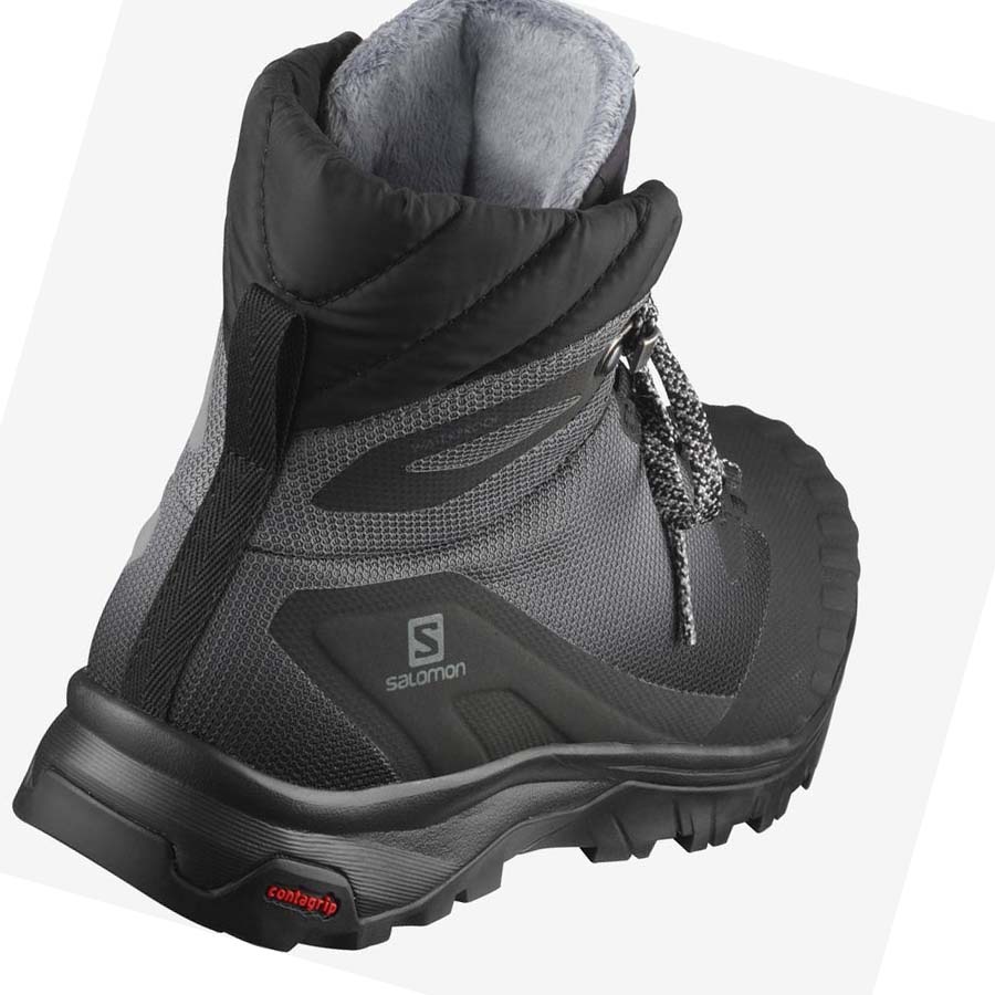 Salomon VAYA BLAZE THINSULATE™ CLIMASALOMON™ WATERPROOF Kadın Kışlık Botlar Siyah | TR 2608UZG